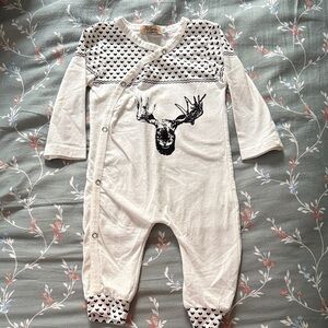 Charming Kids One Piece with Deer Print